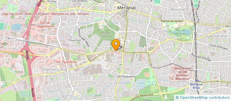 localisation de l'entreprise EURL LB BAT à MERIGNAC