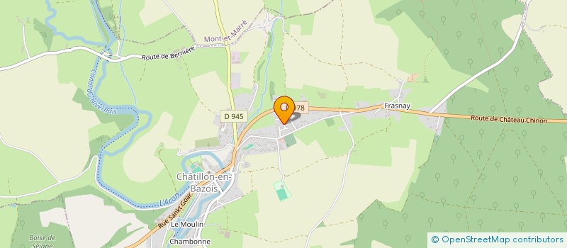 localisation de l'entreprise EURL LBS à CHATILLON-EN-BAZOIS