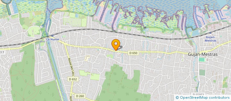 localisation de l'entreprise EURL LBTP à GUJAN-MESTRAS