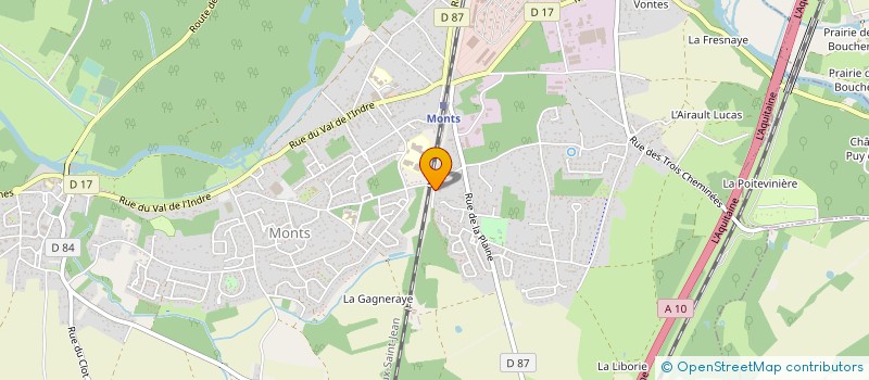 localisation de l'entreprise EURL LC RENOV  MONTS