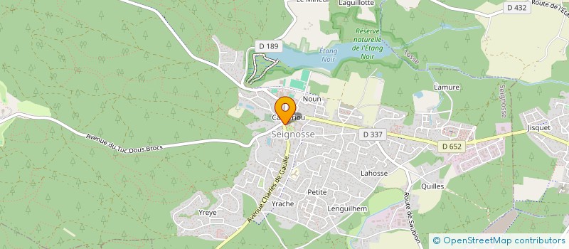 localisation de l'entreprise EURL LE 1850 à SEIGNOSSE