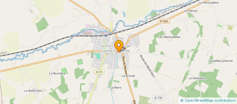 localisation de l'entreprise EURL LE BEL EPI à SAINTE-GAUBURGE-SAINTE-COLOMBE