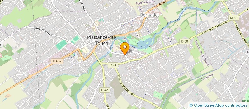 localisation de l'entreprise EURL LE BERRE-PHAM à PLAISANCE-DU-TOUCH