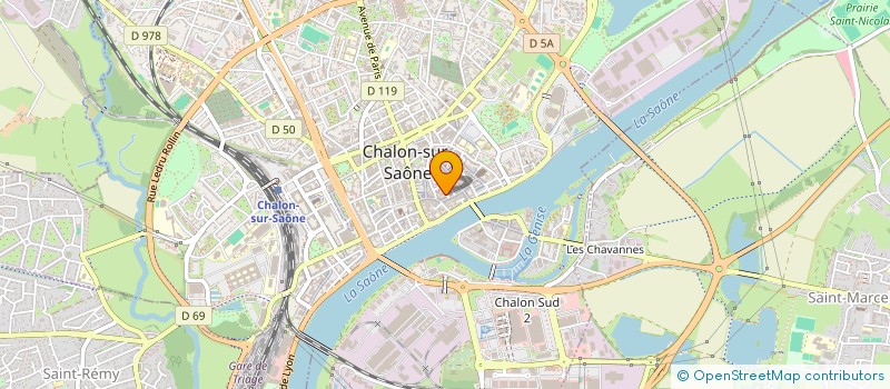 localisation de l'entreprise EURL LE BINIOU à CHALON-SUR-SAONE