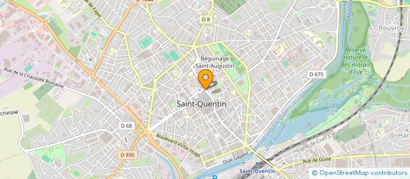 localisation de l'entreprise EURL LE CEDRE BLEU à SAINT-QUENTIN