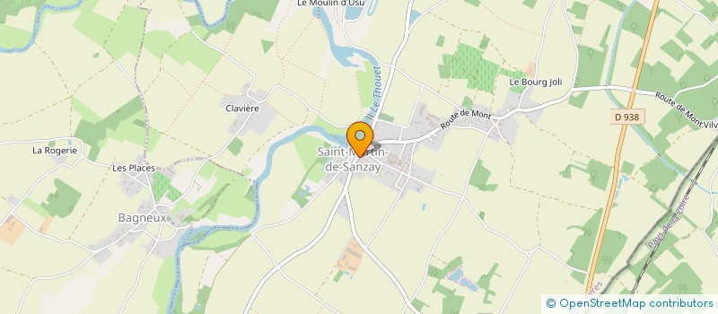 localisation de l'entreprise EURL LE CELLIER  SAINT-MARTIN-DE-SANZAY