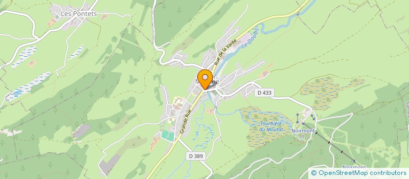 localisation de l'entreprise EURL LE CHALET  MOUTHE
