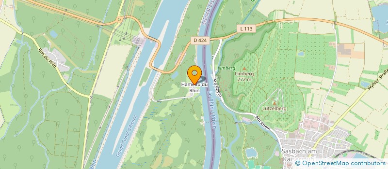 localisation de l'entreprise EURL LE CHALET DU RHIN  MARCKOLSHEIM