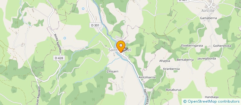 localisation de l'entreprise EURL LE CHAUDRON  SAINT-JEAN-PIED-DE-PORT