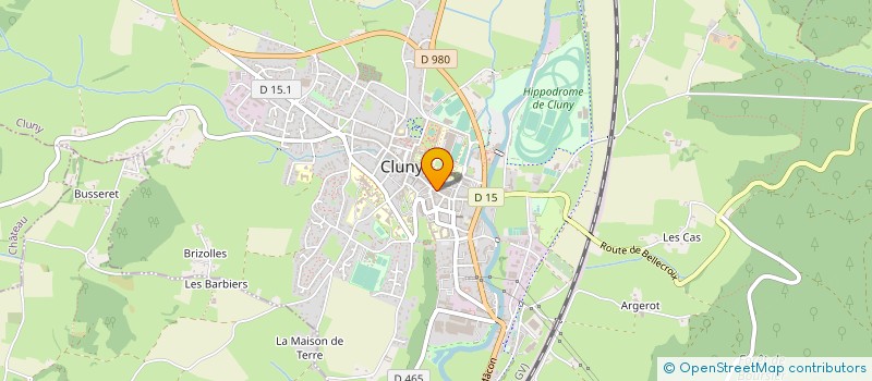 localisation de l'entreprise EURL LE COMPTOIR à CLUNY