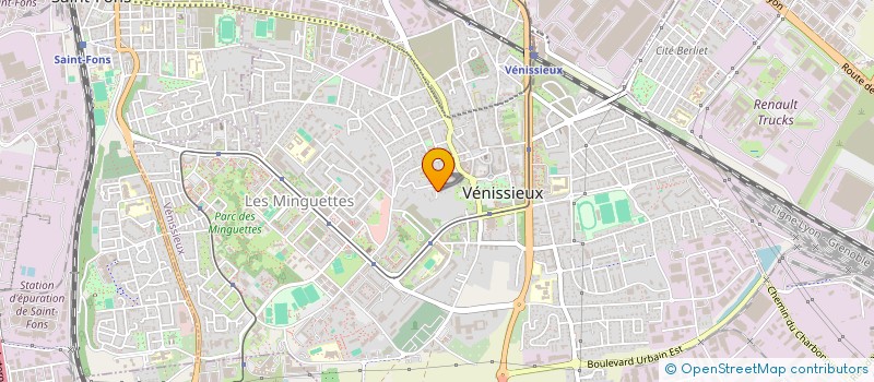 localisation de l'entreprise EURL LE DAUPHIN BLEU à VENISSIEUX