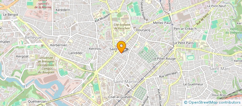 localisation de l'entreprise EURL LE DOARE à BREST