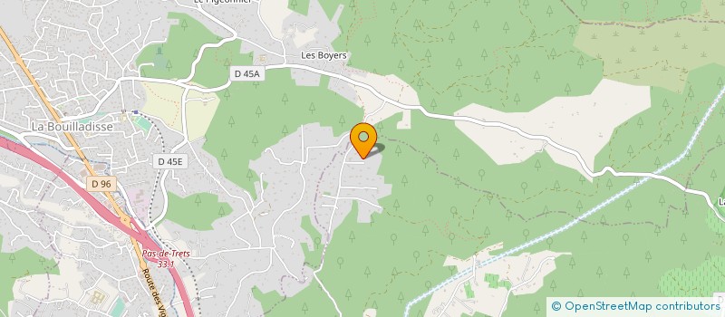 localisation de l'entreprise EURL LE DRAGON  AURIOL