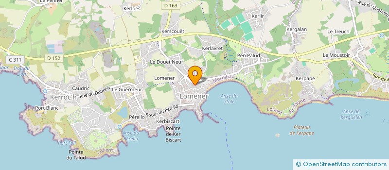 localisation de l'entreprise EURL LE FLOCH TRANSPORTS à PLOEMEUR