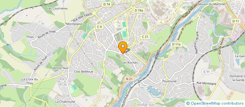 localisation de l'entreprise EURL LE FOURNIL DE FERNAND à LIMOGES