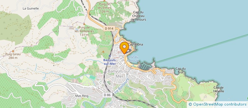 localisation de l'entreprise EURL LE FOURNIL DE MAEL ET GAEL  BANYULS-SUR-MER