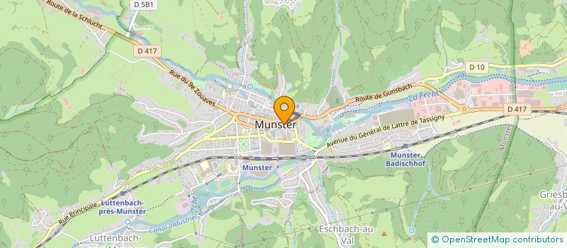 localisation de l'entreprise EURL LE FOURNIL DU MARCHE  MUNSTER