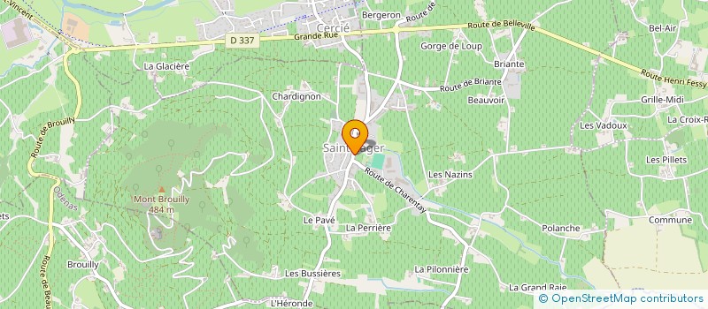 localisation de l'entreprise EURL LE FOURNIL SAINT-LAGEOIS  SAINT-LAGER