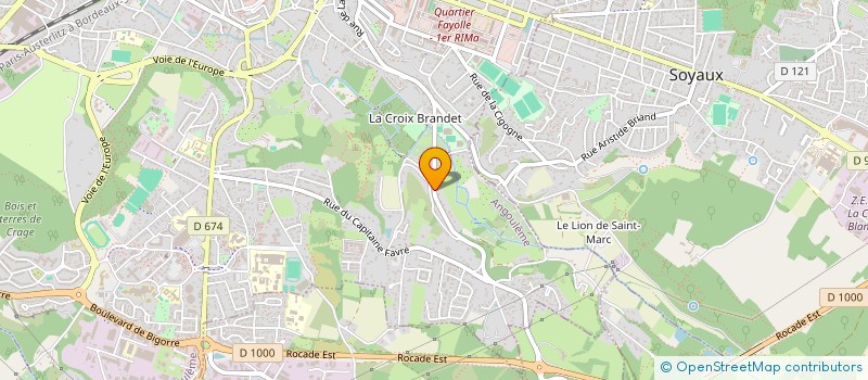 localisation de l'entreprise EURL LE FRESQUET à ANGOULEME