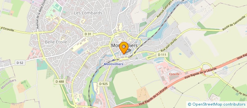 localisation de l'entreprise EURL LE FUR  MONTIVILLIERS