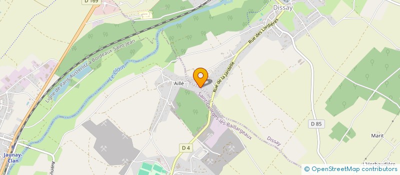 localisation de l'entreprise EURL LE FUTURISTE  SAINT-GEORGES-LES-BAILLARGEAUX