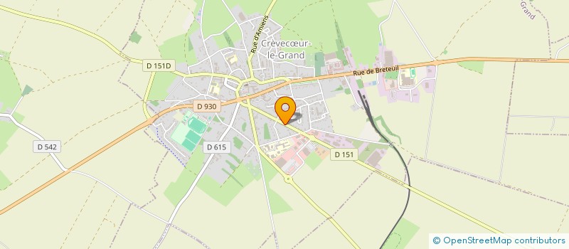 localisation de l'entreprise EURL LE GALION D'EAU  CREVECUR-LE-GRAND