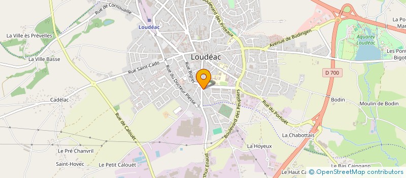 localisation de l'entreprise EURL LE GALL à LOUDEAC
