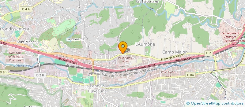 localisation de l'entreprise EURL LE GOLFE à AUBAGNE