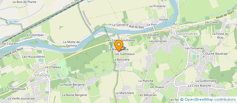 localisation de l'entreprise EURL LE GOSIER SEC  VILLANDRY