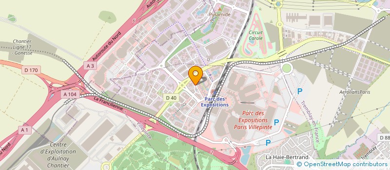 localisation de l'entreprise EURL LE GRAND AFTERS à VILLEPINTE