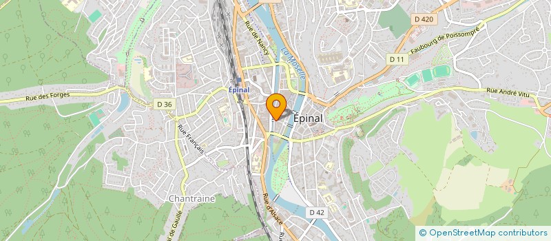 localisation de l'entreprise EURL LE GRAND CAFE à EPINAL