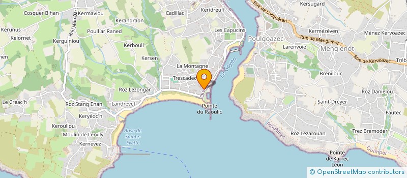 localisation de l'entreprise EURL LE GRAND LARGE  AUDIERNE