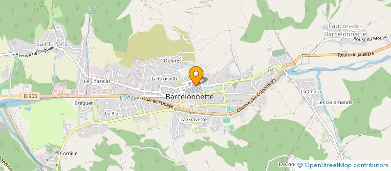 localisation de l'entreprise EURL LE GRILLON  BARCELONNETTE