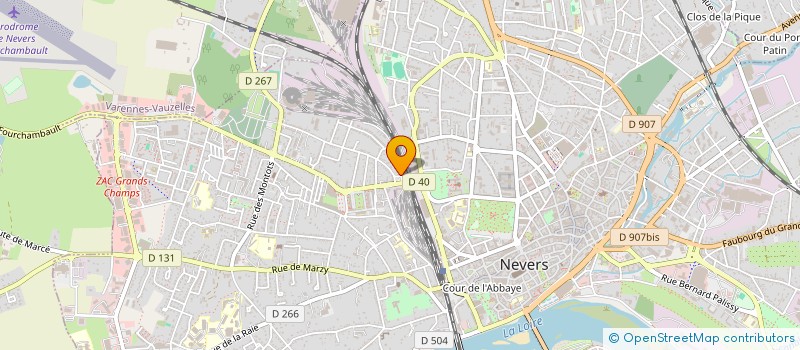 localisation de l'entreprise EURL LE LOUNGE à NEVERS