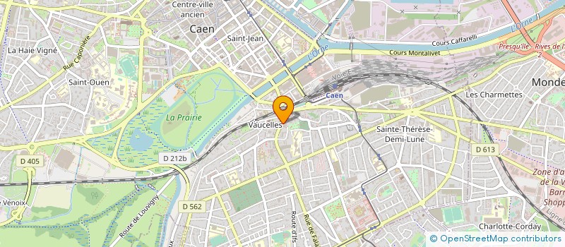localisation de l'entreprise EURL LE LUTECE à CAEN