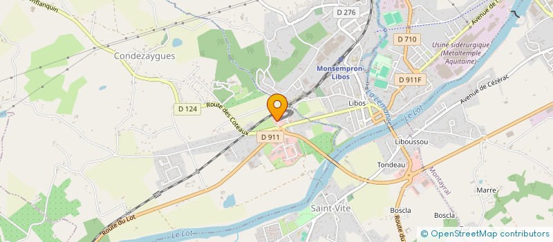 localisation de l'entreprise EURL LE MACUMBA à CONDEZAYGUES
