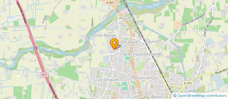 localisation de l'entreprise EURL LE MARCHE COUVERT  ORANGE