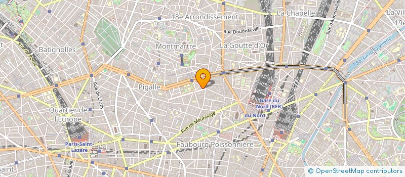 localisation de l'entreprise EURL LE MASSAGE TRUDAINE  PARIS