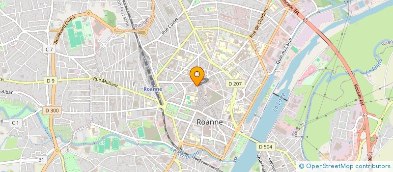 localisation de l'entreprise EURL LE MAX  ROANNE