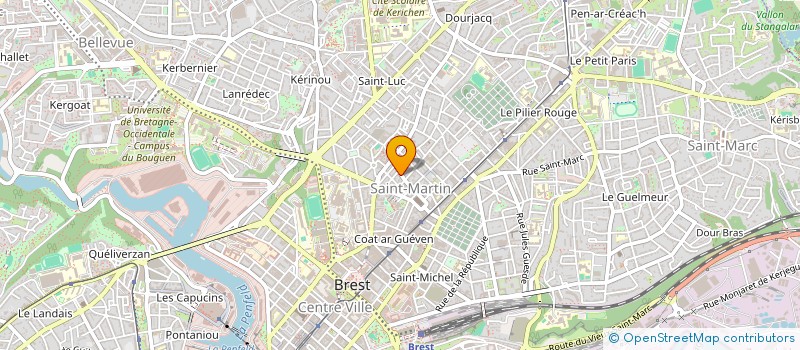 localisation de l'entreprise EURL LE MEUR - CASA MANCE à BREST
