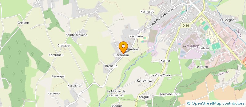 localisation de l'entreprise EURL LE MOING DAVID  PLUMELIN