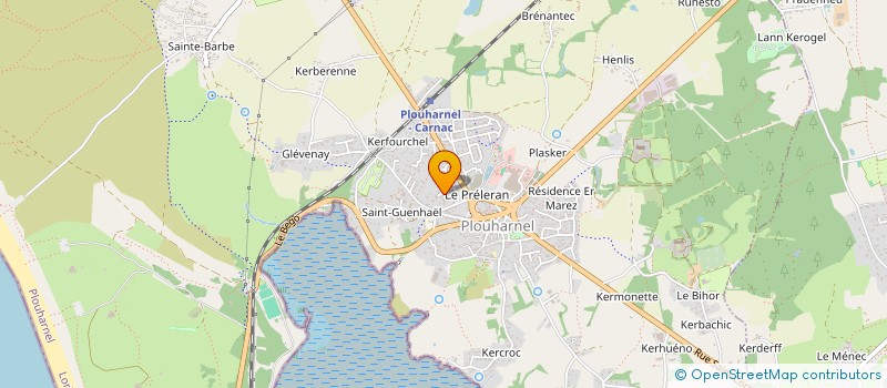 localisation de l'entreprise EURL LE MOING DOMINIQUE  PLOUHARNEL