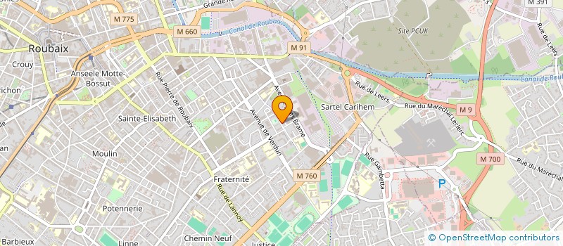 localisation de l'entreprise EURL LE MONDE DE CHARLOTTE à ROUBAIX