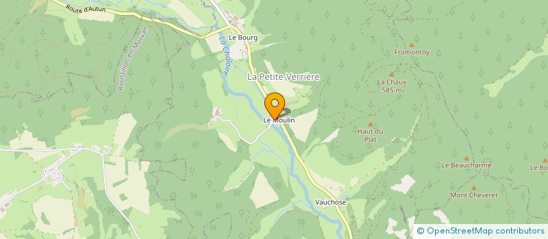 localisation de l'entreprise EURL LE MOULIN DE LA PETITE VERRIERE à LA PETITE-VERRIERE