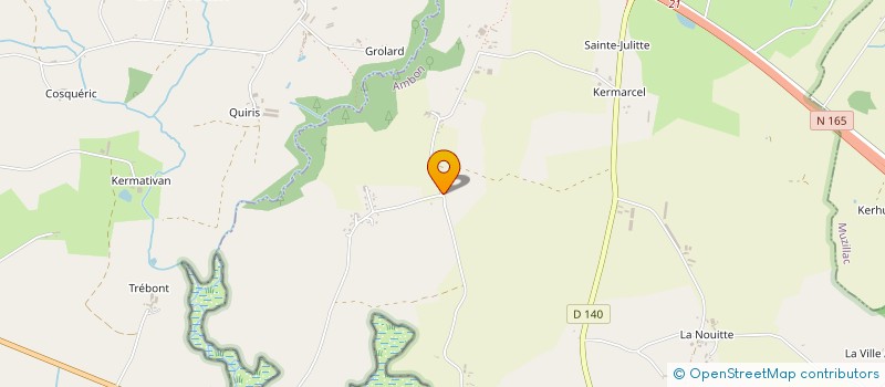 localisation de l'entreprise EURL LE NEVE DIDIER  AMBON