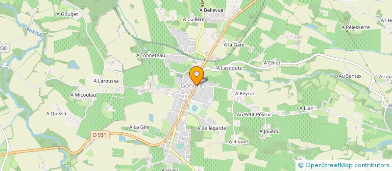 localisation de l'entreprise EURL LE PAIN RETROUVE à GONDRIN