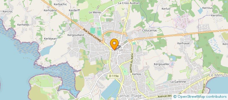 localisation de l'entreprise EURL LE PANIER DE PERRETTE  CARNAC