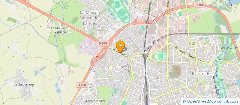 localisation de l'entreprise EURL LE PERTUIS à LA ROCHE-SUR-YON