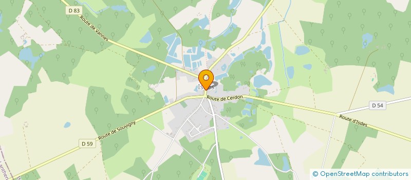 localisation de l'entreprise EURL LE PETIT SOLOGNOT à ISDES