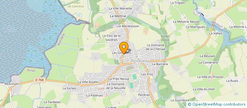 localisation de l'entreprise EURL LE PHEBUS à AURAY